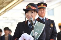 ふじみ野駅での思い出を語る有安杏果。