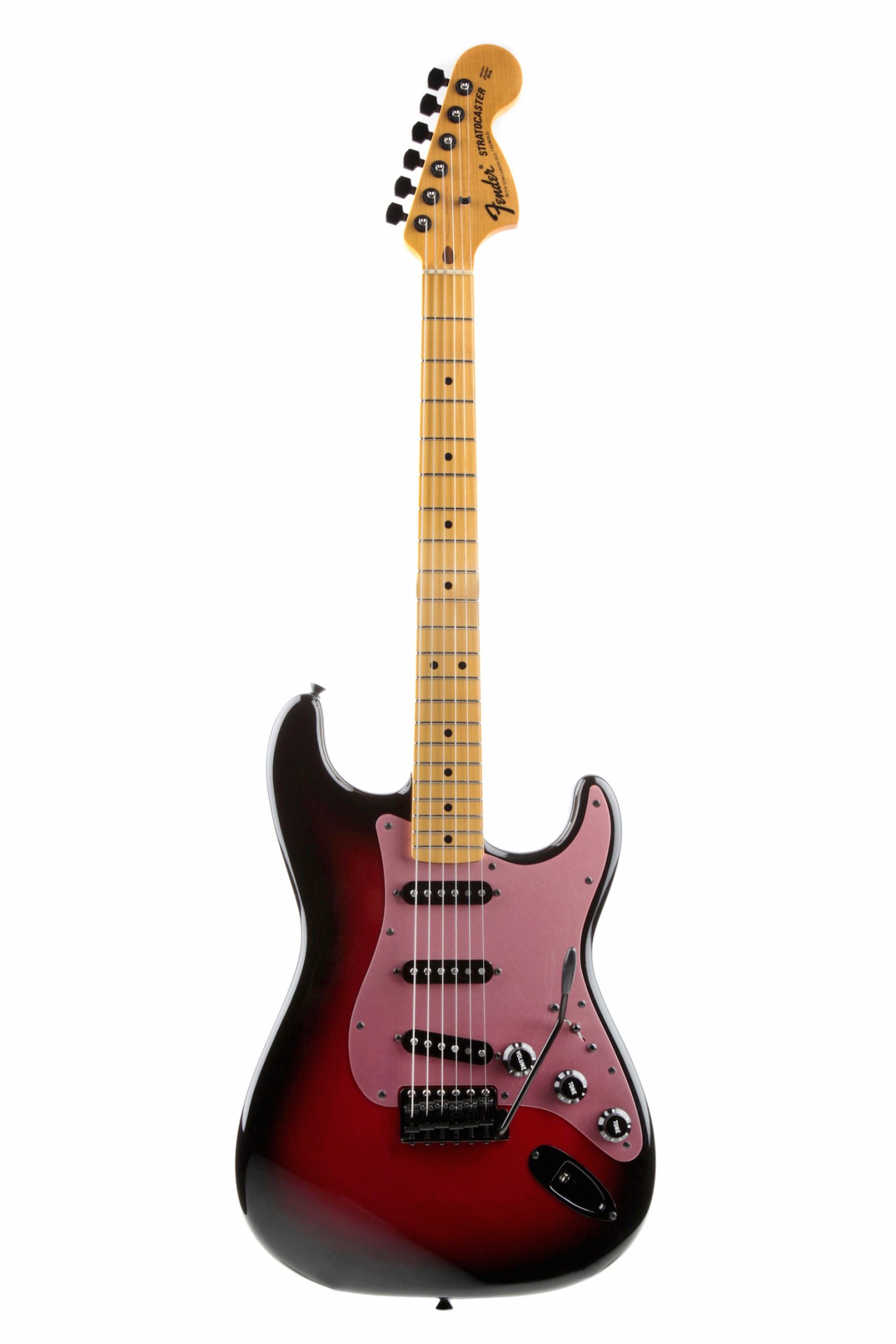 「Ken Stratocaster Galaxy Red」デザイン