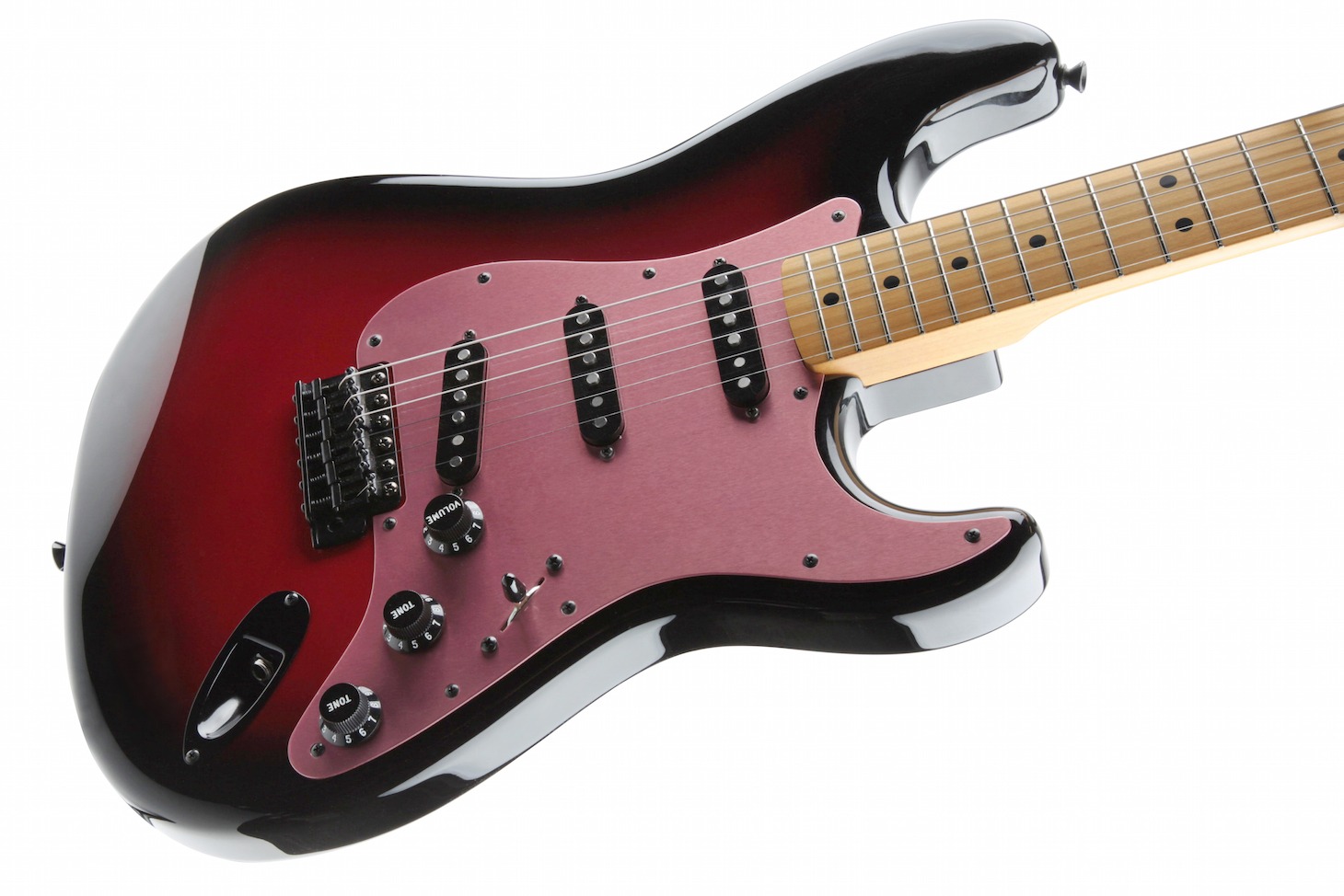 「Ken Stratocaster Galaxy Red」デザイン