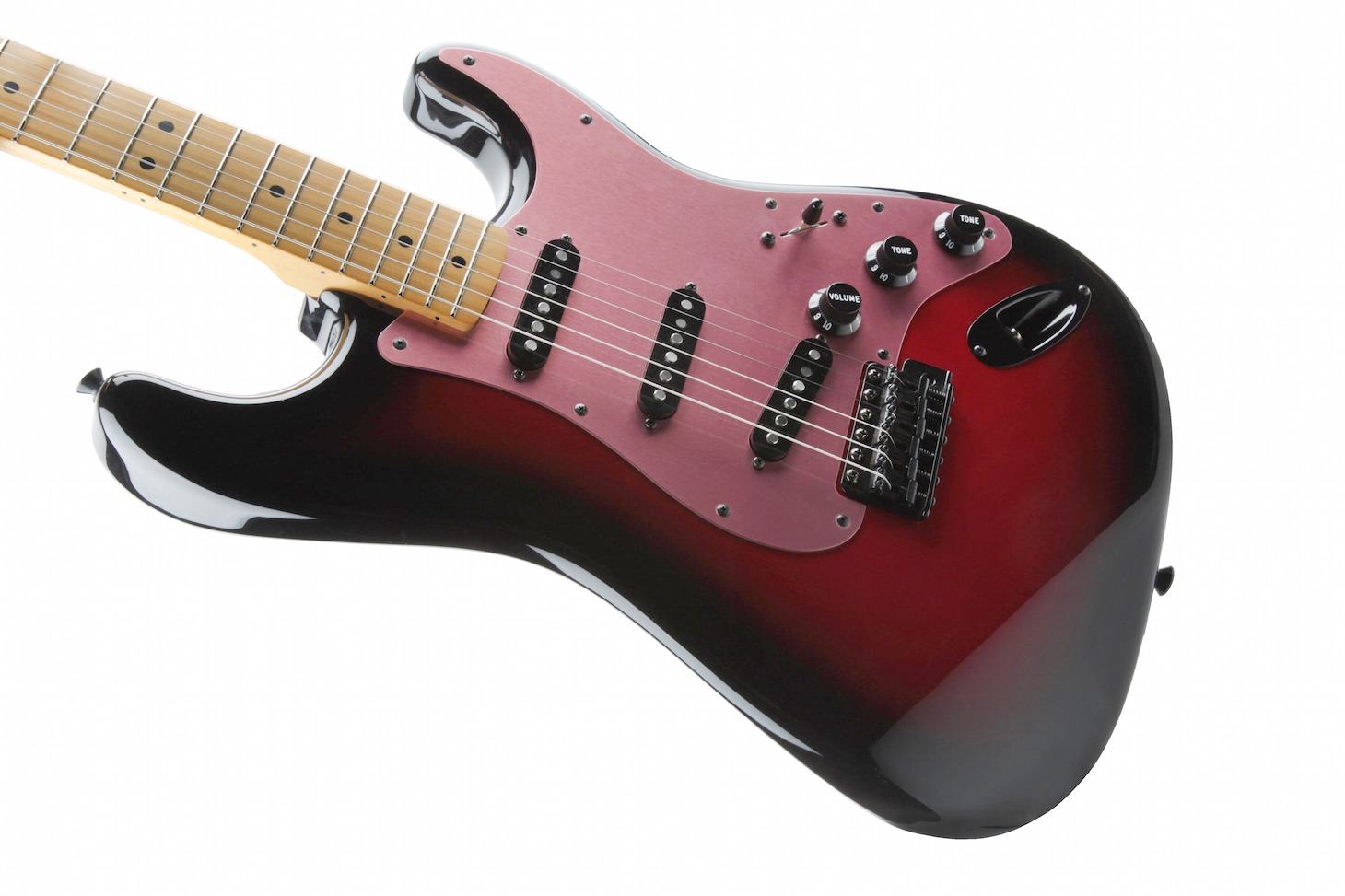 「Ken Stratocaster Galaxy Red」デザイン