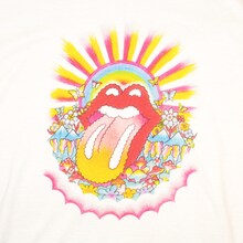 GLIM SPANKYとThe Rolling Stonesのコラボグッズイラスト。