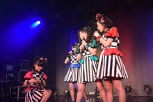 「6.10・11スカラエスパシオ大会～梅雨入り前にばってんSTORM!～」の開催を知り驚く西垣有彩、星野蒼良、希山愛、上田理子。