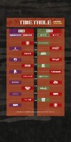 「THE GREAT ROCK'N'ROLL SEKIGAHARA 2017」タイムテーブル