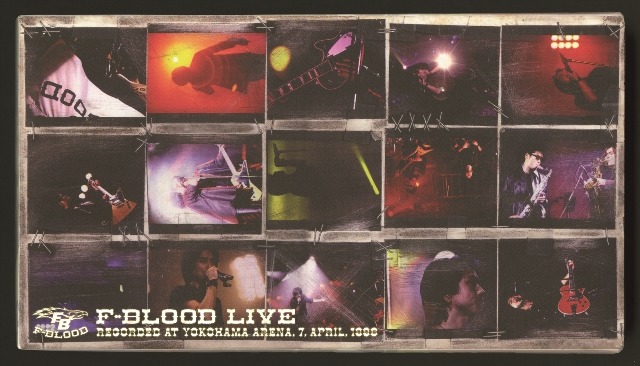 F-BLOOD「F-BLOOD LIVE～recorded at YOKOHAMA ARENA,7,APRIL,1998」ジャケット