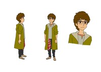 アニメ版の高橋優。