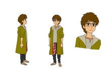 アニメ版の高橋優。