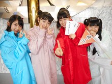 東京・かつしかかつしかシンフォニーヒルズに到着したときめき▽宣伝部。（提供：スターダストプロモーション）