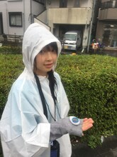 コンパスを持ってゴールを目指す辻野かなみ。（提供：スターダストプロモーション）