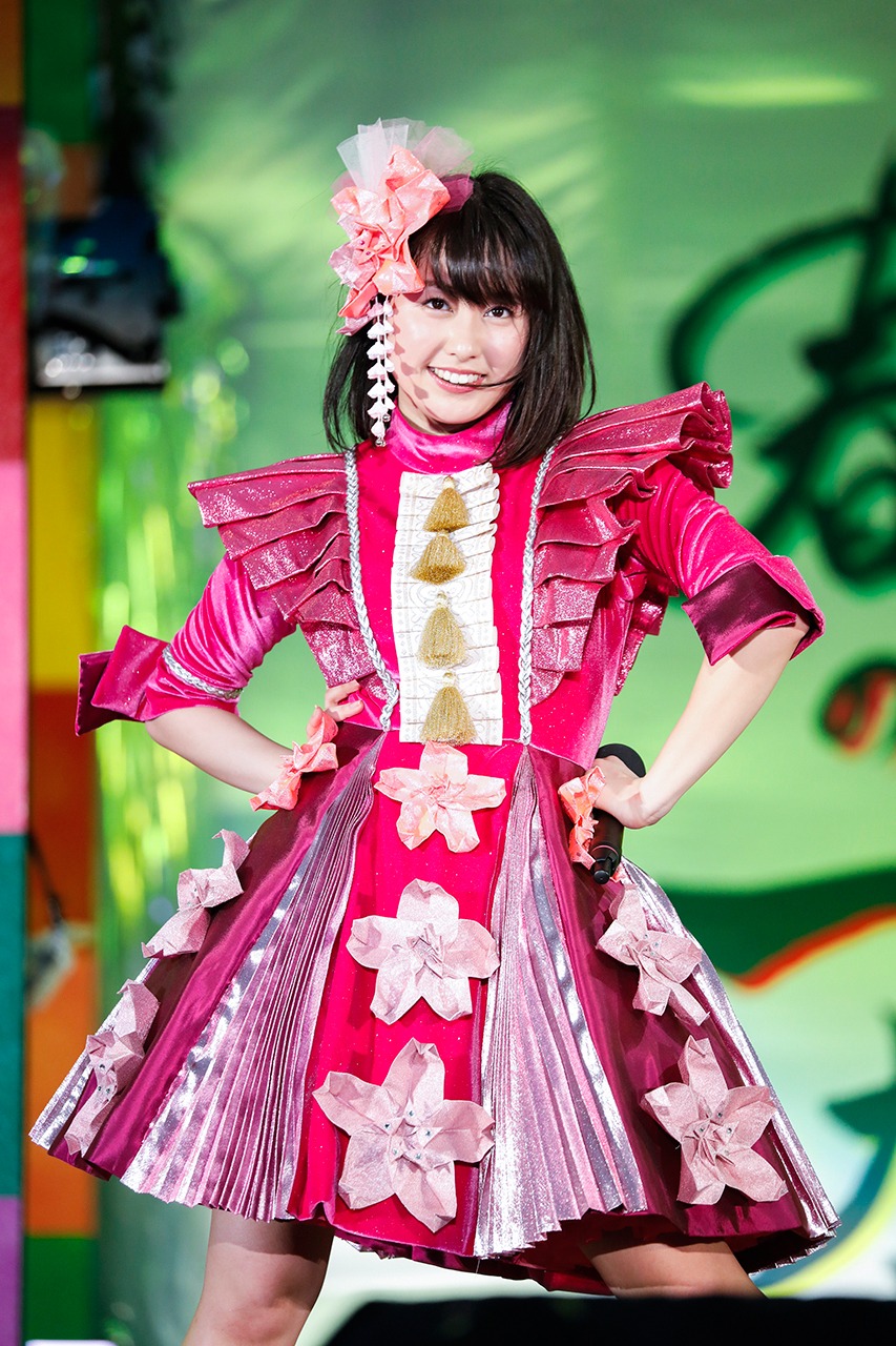 「ももクロ春の一大事2017 in 富士見市～笑顔のチカラつなげるオモイ～」4月8日公演より佐々木彩夏。（Photo by HAJIME KAMIIISAKA+Z）
