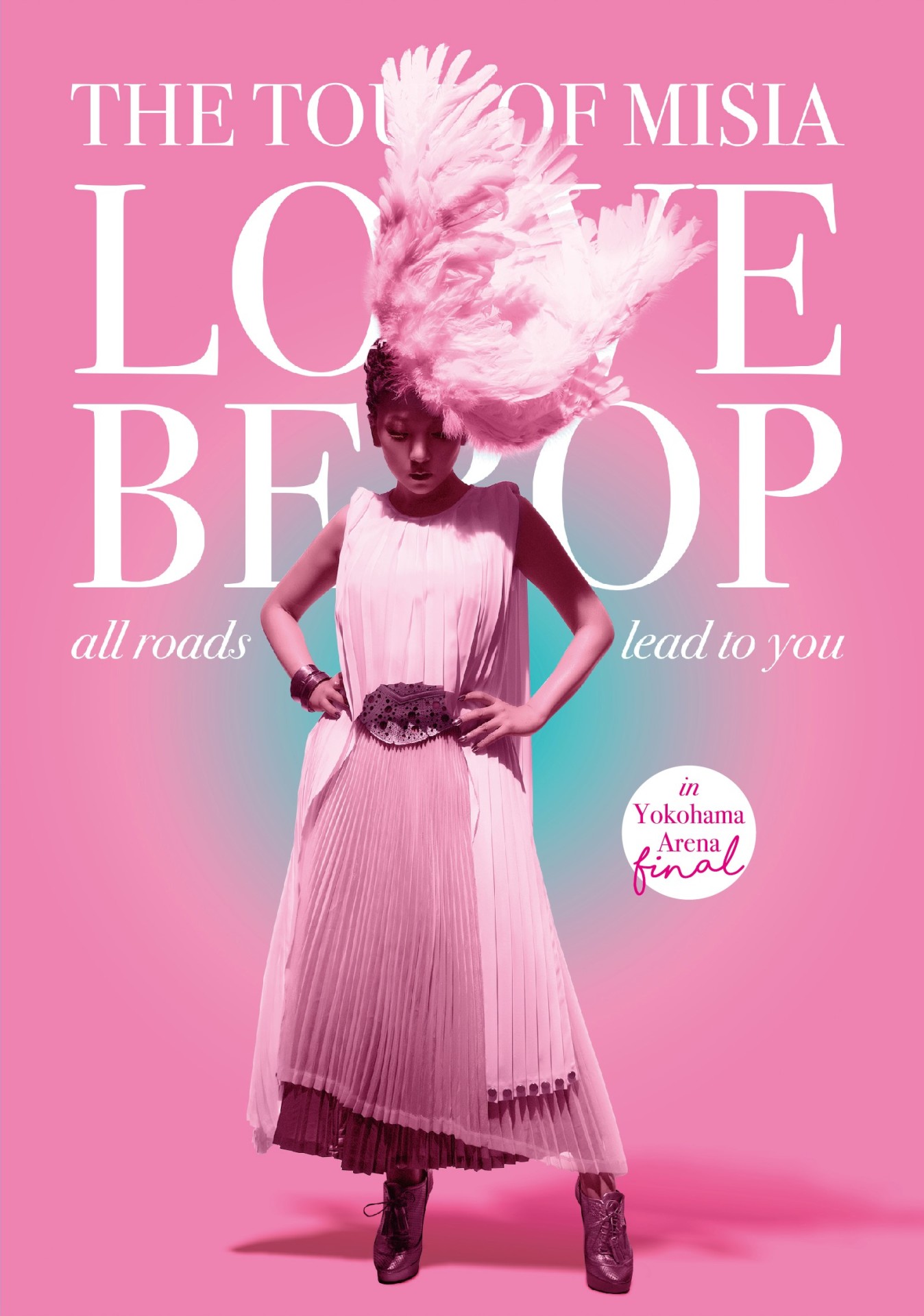 MISIA「THE TOUR OF MISIA LOVE BEBOP all roads lead to you in YOKOHAMA ARENA Final」初回限定盤ジャケット