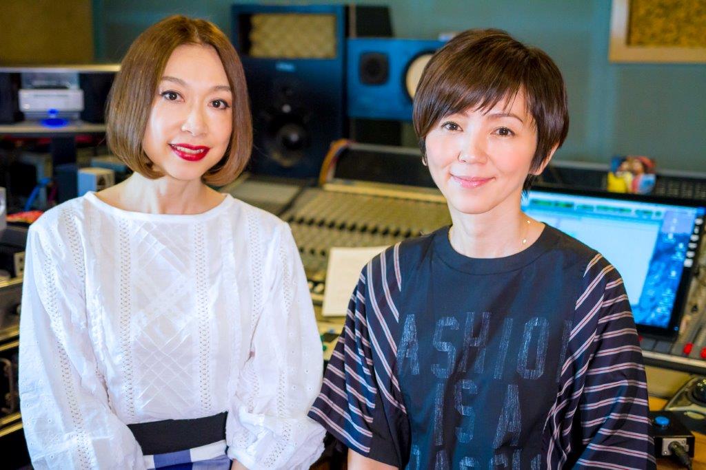左から野宮真貴、渡辺満里奈。