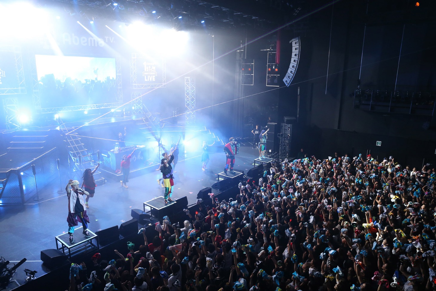 湘南乃風「AbemaTV 1st ANNIVERSARY LIVE」の様子。（撮影：佐藤友昭） (c)AbemaTV 1st ANNIVERSARY LIVE