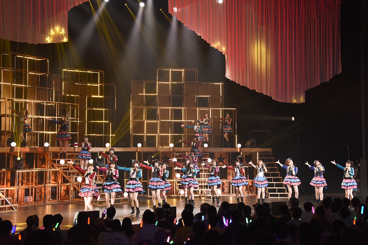 HKT48「HKT48 春の関東ツアー2017～本気のアイドルを見せてやる～」東京・NHKホール公演の様子。