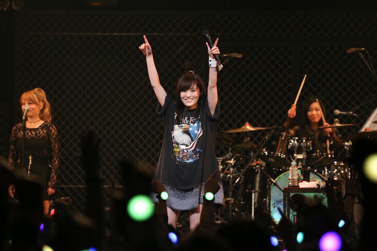 山本彩「AbemaTV 1st ANNIVERSARY LIVE」の様子。（撮影：佐藤友昭）(c)AbemaTV 1st ANNIVERSARY LIVE