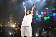 山本彩 （撮影：佐藤友昭）(c)AbemaTV 1st ANNIVERSARY LIVE