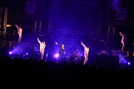 三浦大知「AbemaTV 1st ANNIVERSARY LIVE」の様子。（撮影：佐藤友昭）