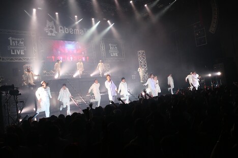 THE RAMPAGE from EXILE TRIBEによるパフォーマンスの様子。（撮影：佐藤友昭）(c)AbemaTV 1st ANNIVERSARY LIVE