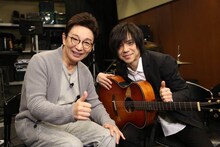 左から古舘伊知郎、宮本浩次（エレファントカシマシ）。 (c)フジテレビ