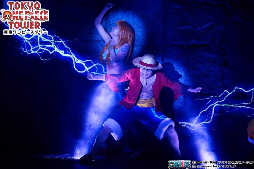 「ONE PIECE LIVE ATTRACTION」の様子。