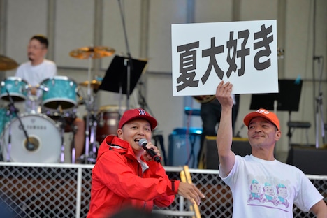 「スチャダラパーライブ 2017年 野音の旅」の様子。（撮影：三浦憲治）