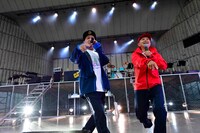 「スチャダラパーライブ 2017年 野音の旅」の様子。（撮影：三浦憲治）