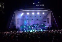 「スチャダラパーライブ 2017年 野音の旅」の様子。（撮影：三浦憲治）