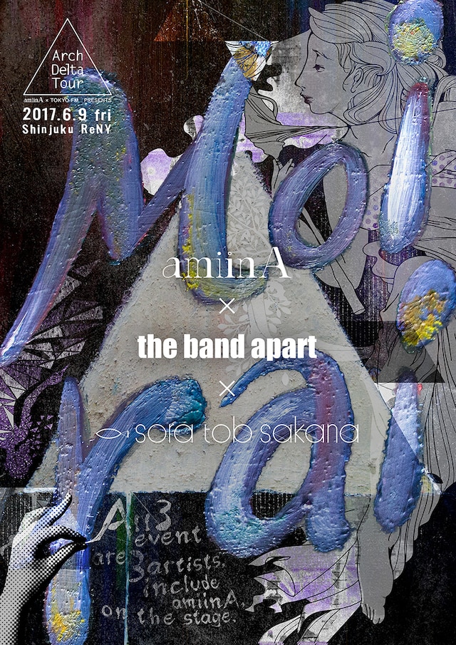 「Arch Delta Tour」東京・新宿ReNY公演のフライヤー