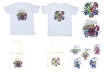 たこやきレインボーとヴィレッジヴァンガードによるコラボグッズ。