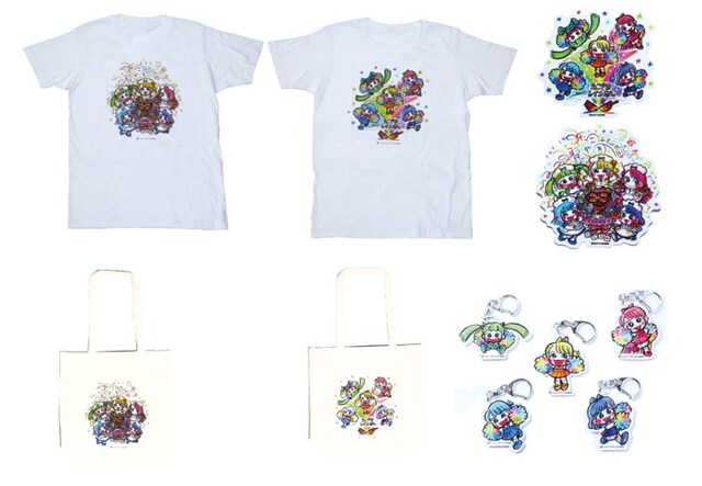 たこやきレインボーとヴィレッジヴァンガードによるコラボグッズ。