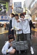 渋谷にやって来たMAGiC BOYZ。