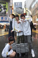 渋谷にやって来たMAGiC BOYZ。