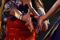 生ハムと焼うどん