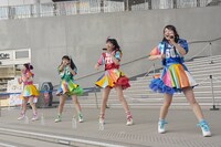 ときめき▽宣伝部「ときめき▽宣伝部～5th SEASON～メジャーセカンドシングル リリースイベント」東京・ダイバーシティ東京プラザ フェスティバル広場公演の様子。