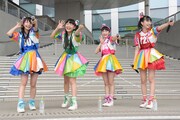ときめき▽宣伝部「ときめき▽宣伝部～5th SEASON～メジャーセカンドシングル リリースイベント」東京・ダイバーシティ東京プラザ フェスティバル広場公演の様子。