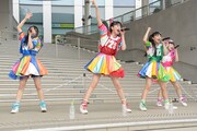 ときめき▽宣伝部「ときめき▽宣伝部～5th SEASON～メジャーセカンドシングル リリースイベント」東京・ダイバーシティ東京プラザ フェスティバル広場公演の様子。