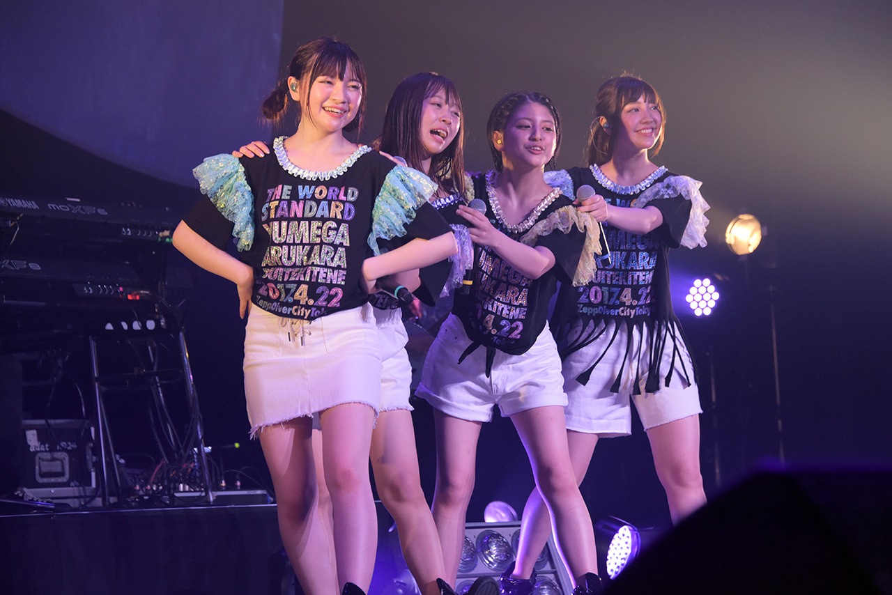 わーすた「The World Standard ～夢があるからついてきてね～」東京・Zepp DiverCity公演の様子。