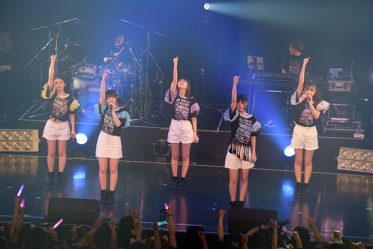 わーすた「The World Standard ～夢があるからついてきてね～」東京・Zepp DiverCity公演の様子。