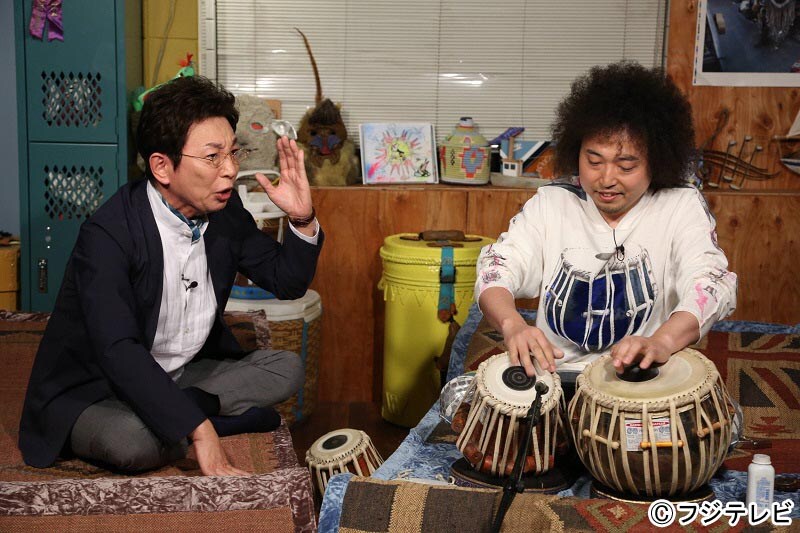 U-zhaanが古舘伊知郎の読経とセッション