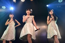 左から阿部かれん、戸羽望実、星里奈。