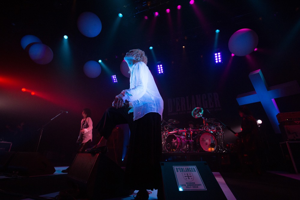 D'ERLANGER「REUNION 10th ANNIVERSARY -薔薇色の激情-」の様子。（撮影：松田隆）