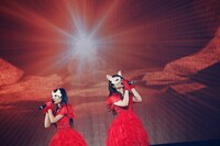 「ClariS 1st 武道館コンサート ～2つの仮面と失われた太陽～」の様子。