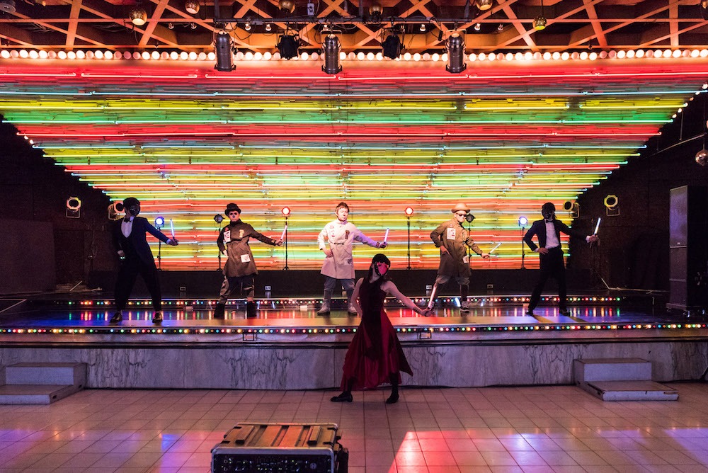 H ZETTRIO「Fiesta」ミュージックビデオ撮影時の様子。