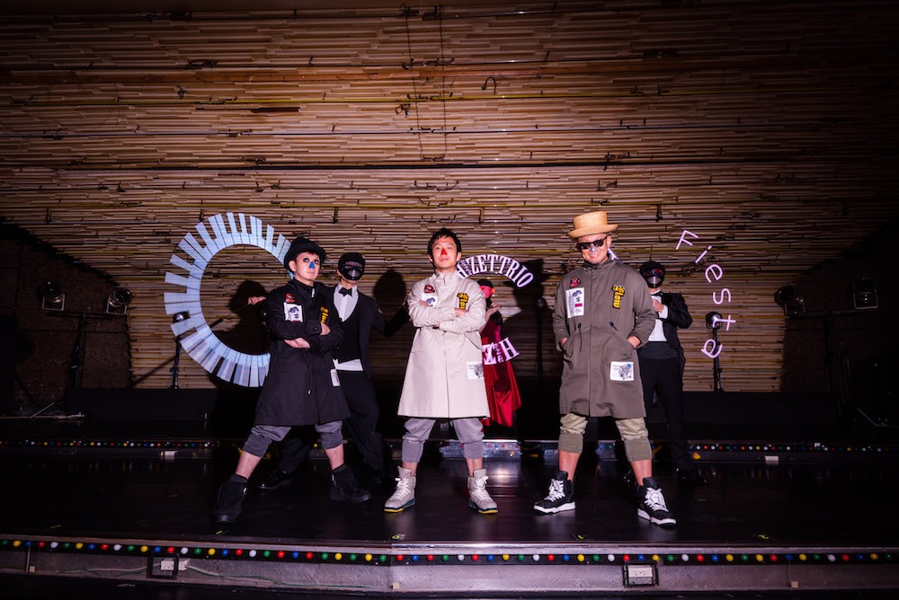 H ZETTRIO「Fiesta」ミュージックビデオ撮影時の様子。