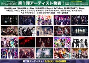 「FWD Presents【beauty;tricker】～渋谷が大変2017～」出演アーティスト第1弾告知ビジュアル