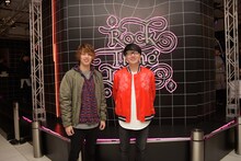 ReNと鹿野淳（MUSICA）。