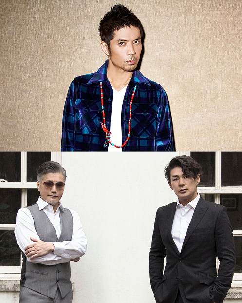 上から久保田利伸とSkoop On Somebody。