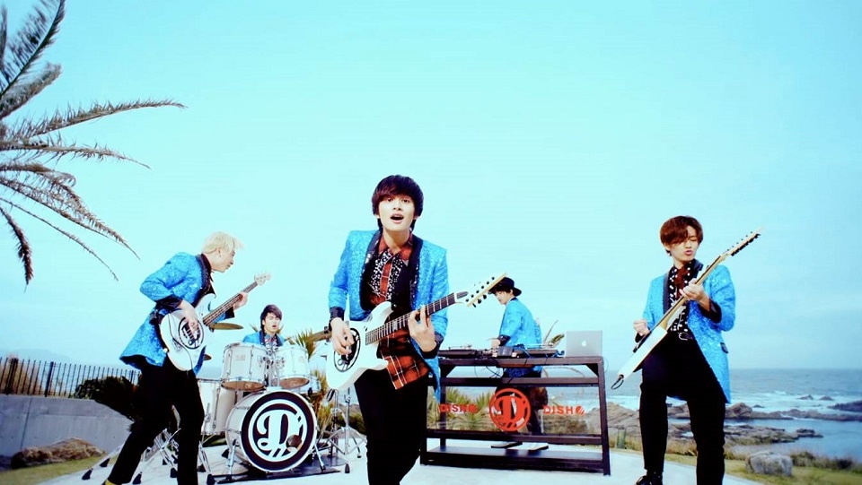 DISH//「I'm FISH//」MVのワンシーン。