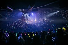 超特急のフリーライブの様子。