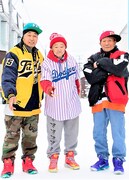 リーシリーボーイズ。左から、ガンゼ（78歳）、めんこE（77歳）、コンブアッペカッチャ（91歳）。