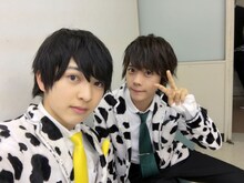 M!LKの吉田仁人と山崎悠稀。